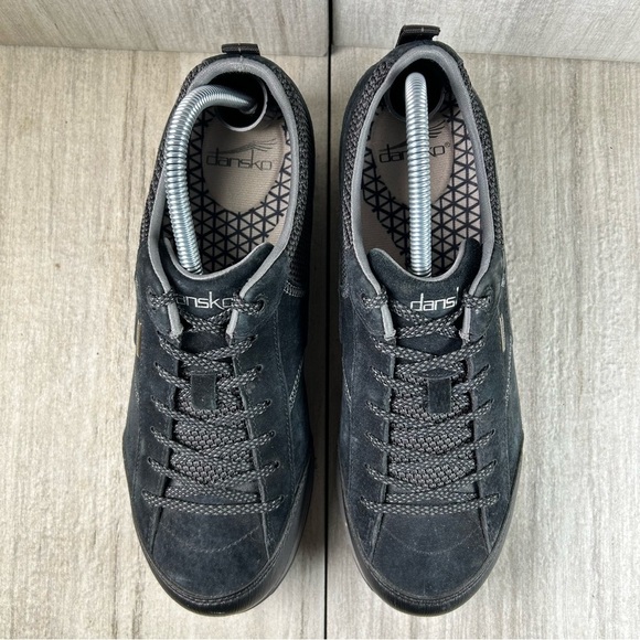 Dansko Paisley Black Leather Waterproof Lace Up Sneaker Women’s Size 11 EUR 41 - Picture 6 of 10